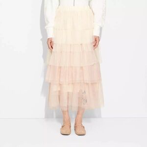 Wicked Paul Tazewell Glinda Layered Tulle Skirt NWT Size Small